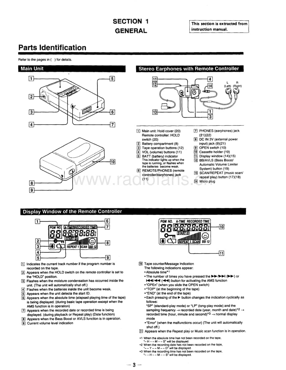 SONY WM-DT1_SERVICE_MANUAL电路图 维修原理图.pdf_第3页