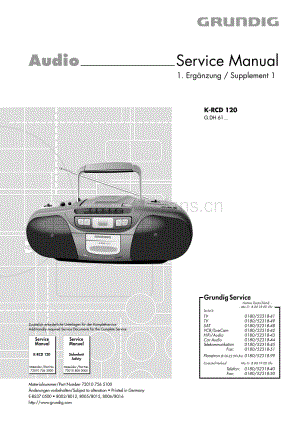GrundigKRCD120ServiceManual2 维修电路图、原理图.pdf