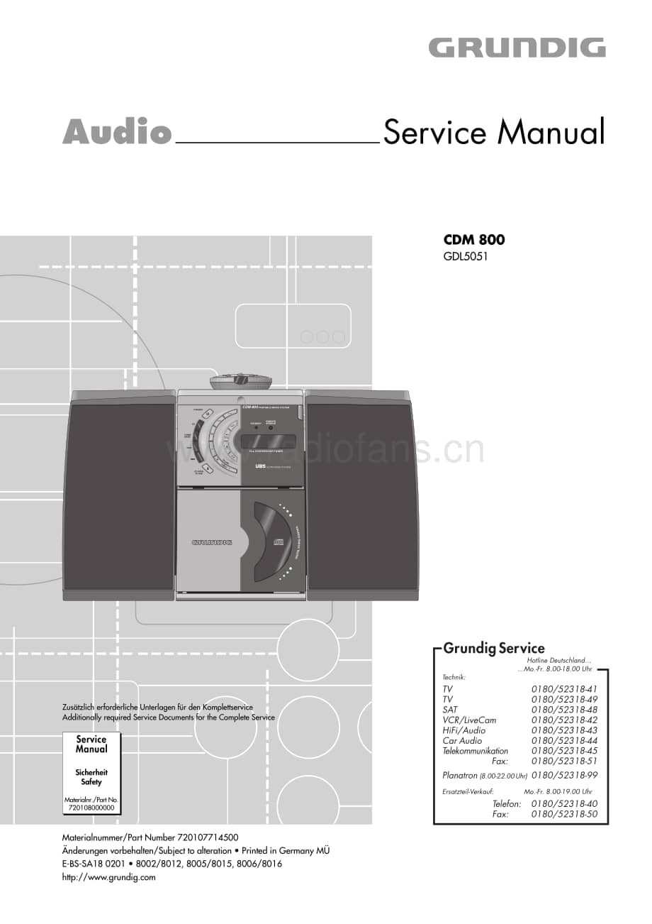 GrundigCDM800 维修电路图、原理图.pdf_第1页