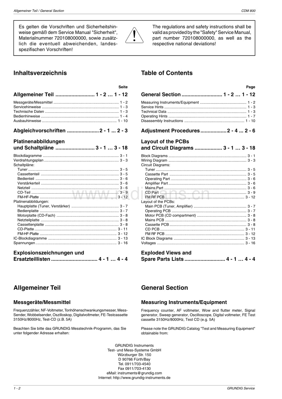 GrundigCDM800 维修电路图、原理图.pdf_第2页