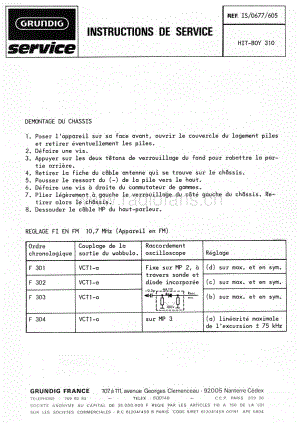GrundigHitBoy310ServiceManual(1) 维修电路图、原理图.pdf