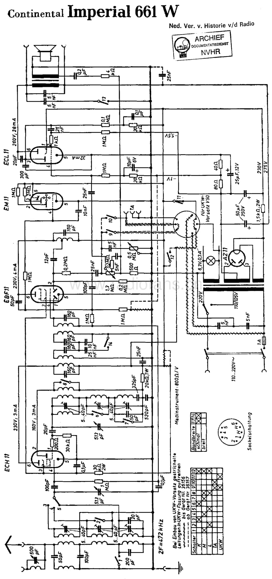 Imperial_661W 维修电路图 原理图.pdf_第1页