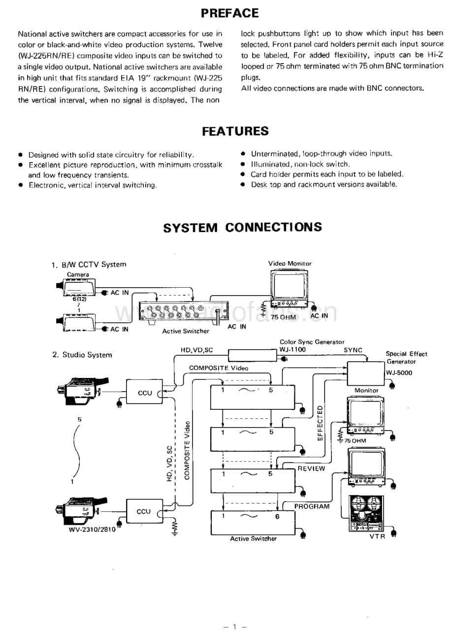 Panasonic_WJ-225 电路图 维修原理图.pdf_第2页