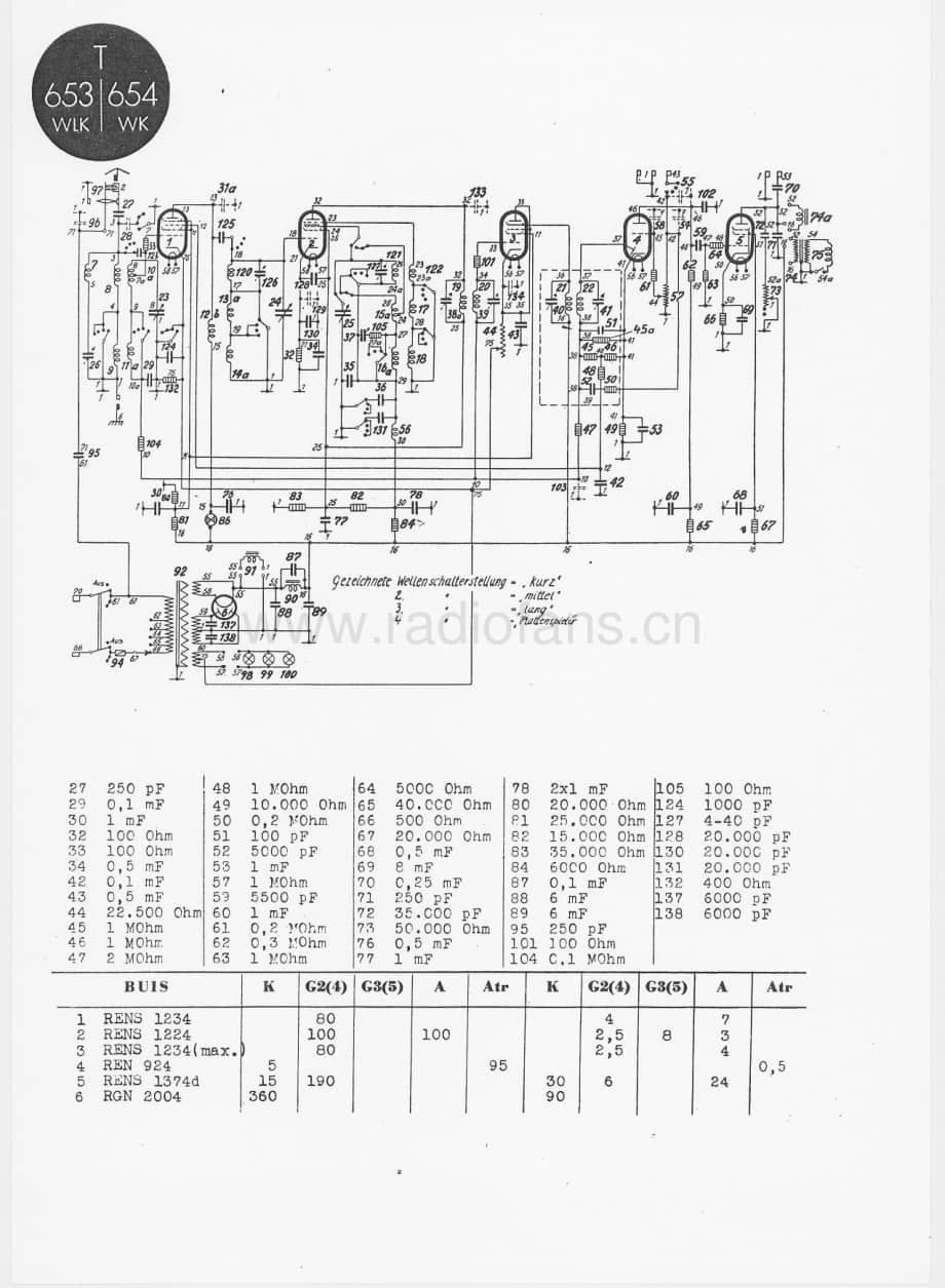 Telefunken654WLK维修电路图、原理图.pdf_第1页
