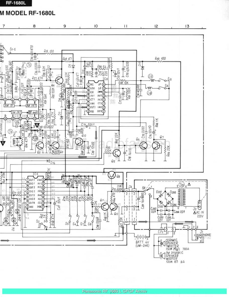 Panasonic_RF-1680L_sch 电路图 维修原理图.pdf_第3页
