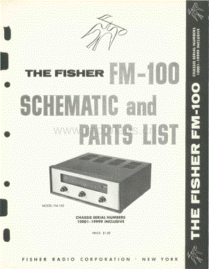 FisherFM100Schematic电路原理图 维修电路图 原理图.pdf