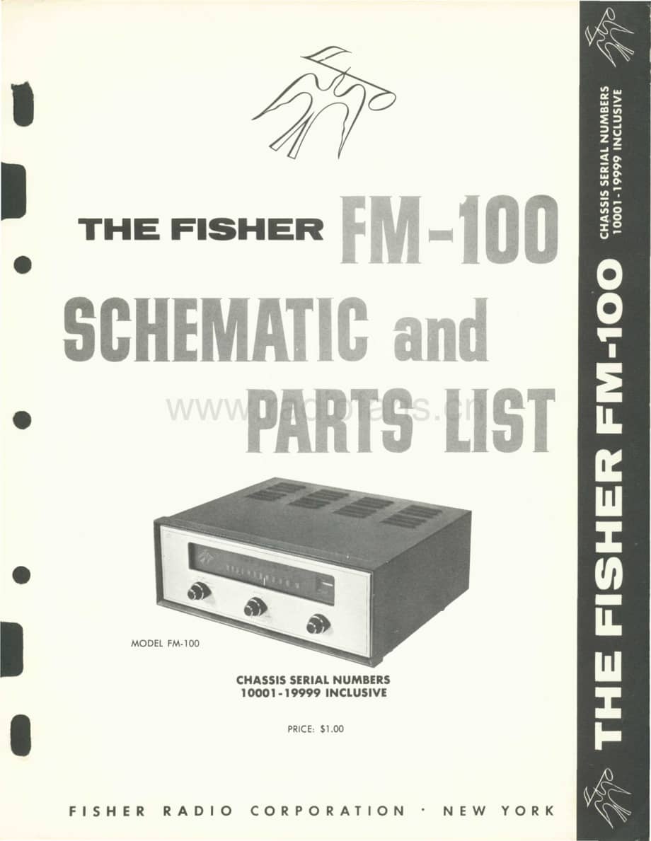 FisherFM100Schematic电路原理图 维修电路图 原理图.pdf_第1页