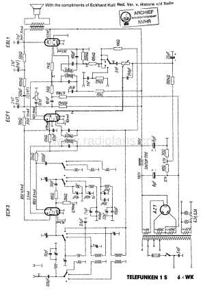 Telefunken_1S64WK 维修电路图 原理图.pdf