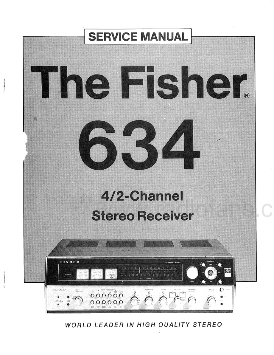 Fisher634ServiceManual 电路原理图.pdf_第1页