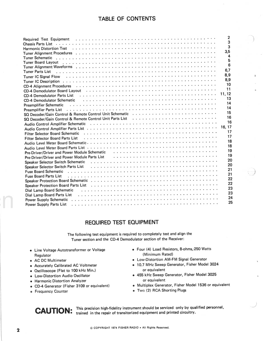 Fisher634ServiceManual 电路原理图.pdf_第2页