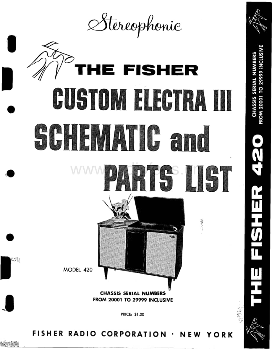 FisherCUSTOMELECTRA420ServiceManual 电路原理图.pdf_第1页