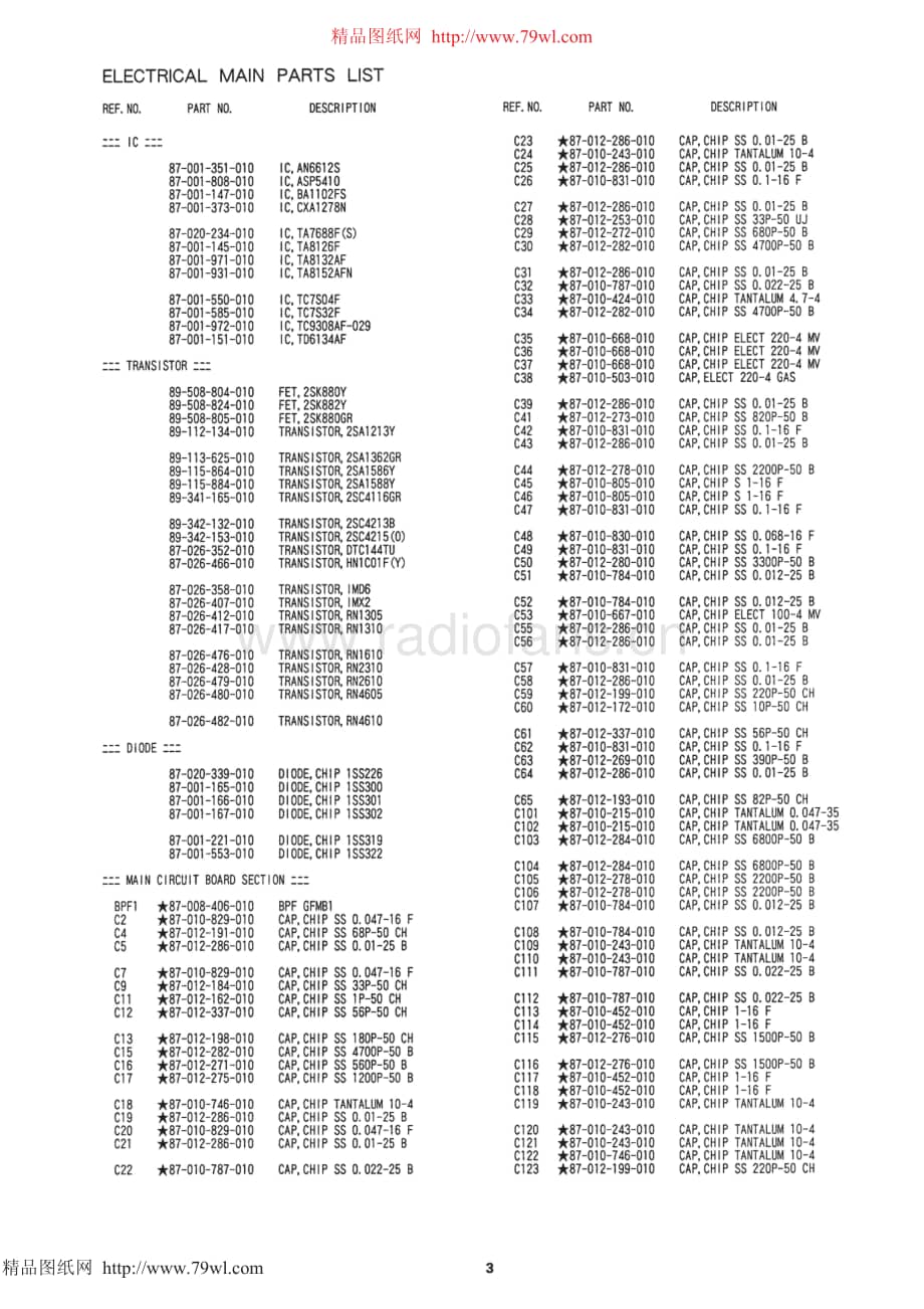 AIWA HS-J505MK2电路图 维修原理图.pdf_第3页