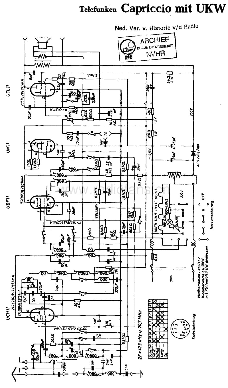 Telefunken_Capriccio50 维修电路图 原理图.pdf_第1页
