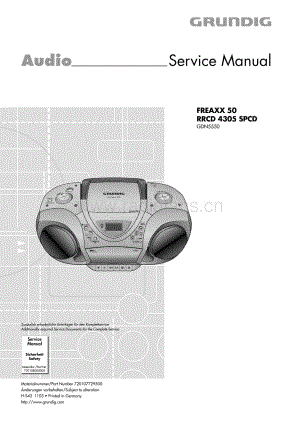 GrundigRRCD4305SPCD 维修电路图、原理图.pdf