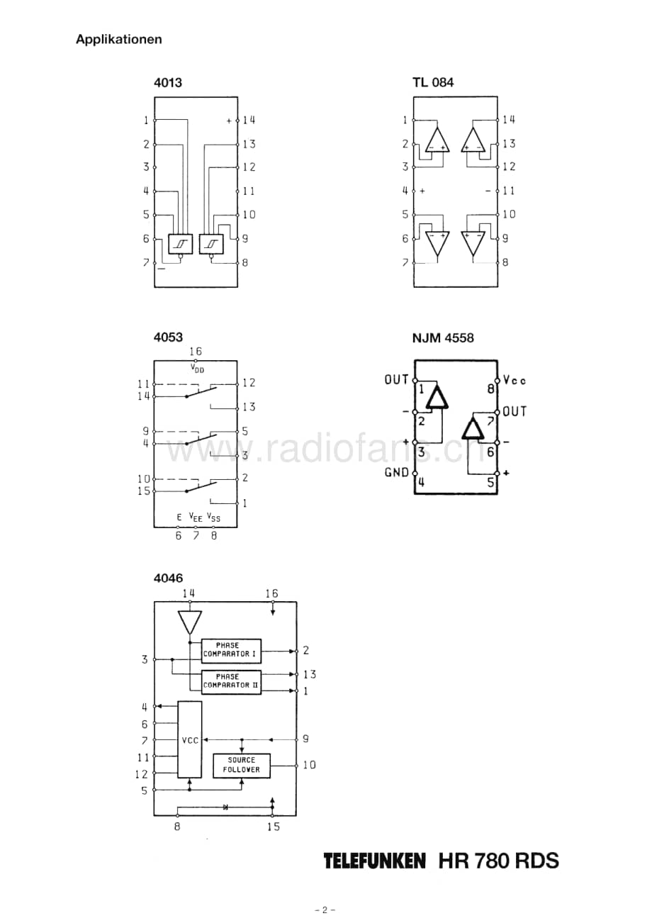 TelefunkenHR780RDSSchematic电路原理图维修电路图、原理图.pdf_第2页