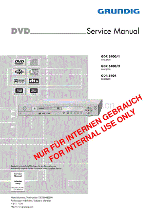 GrundigGDR54001GDR54002GDR5404 维修电路图、原理图.pdf