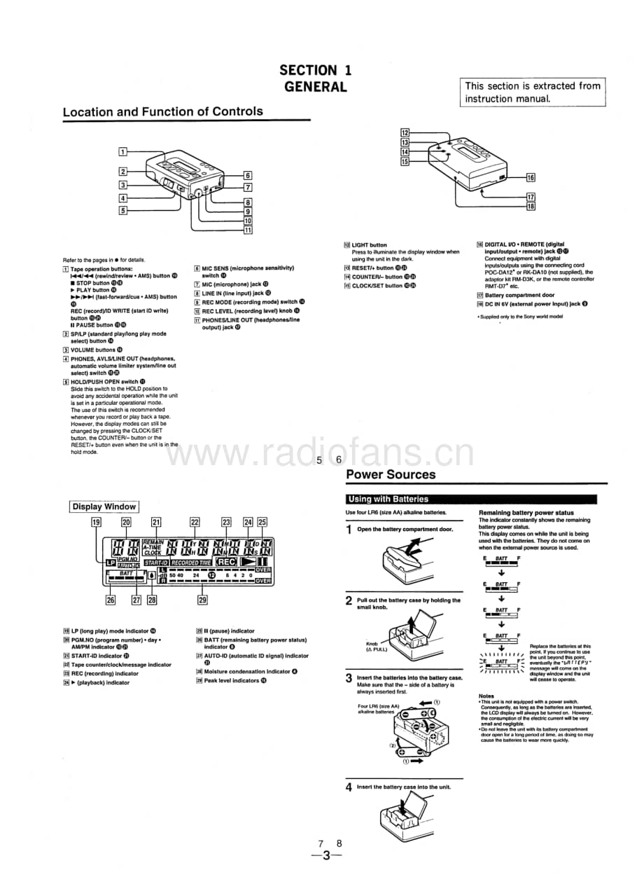 SONY TCD D7 SERVICE MANUAL电路图 维修原理图.pdf_第3页
