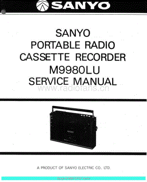Sanyo_M9980_sch 电路图 维修原理图.pdf