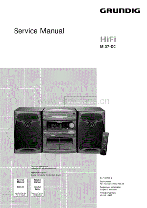 GrundigM37DC 维修电路图、原理图.pdf