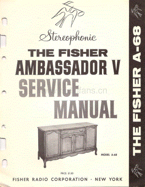 FisherAMBASSADOR5A68ServiceManual 电路原理图.pdf