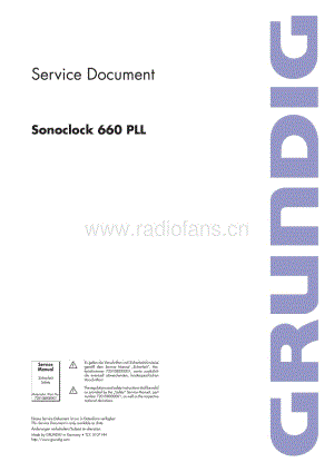 GrundigSonoclock660PLL 维修电路图、原理图.pdf