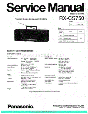 Panasonic_RX-CS750_sch 电路图 维修原理图.pdf