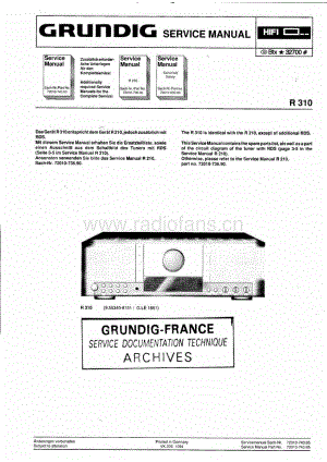 GrundigR310 维修电路图、原理图.pdf