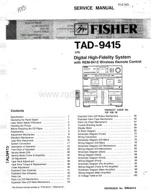 FisherTAD9415ServiceManual 电路原理图.pdf