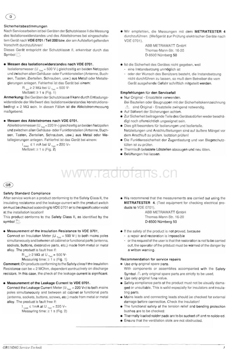 GrundigRR3000CD 维修电路图、原理图.pdf_第3页