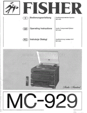 FisherMC929Schematic电路原理图 维修电路图 原理图.pdf
