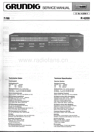 GrundigR4200 维修电路图、原理图.pdf