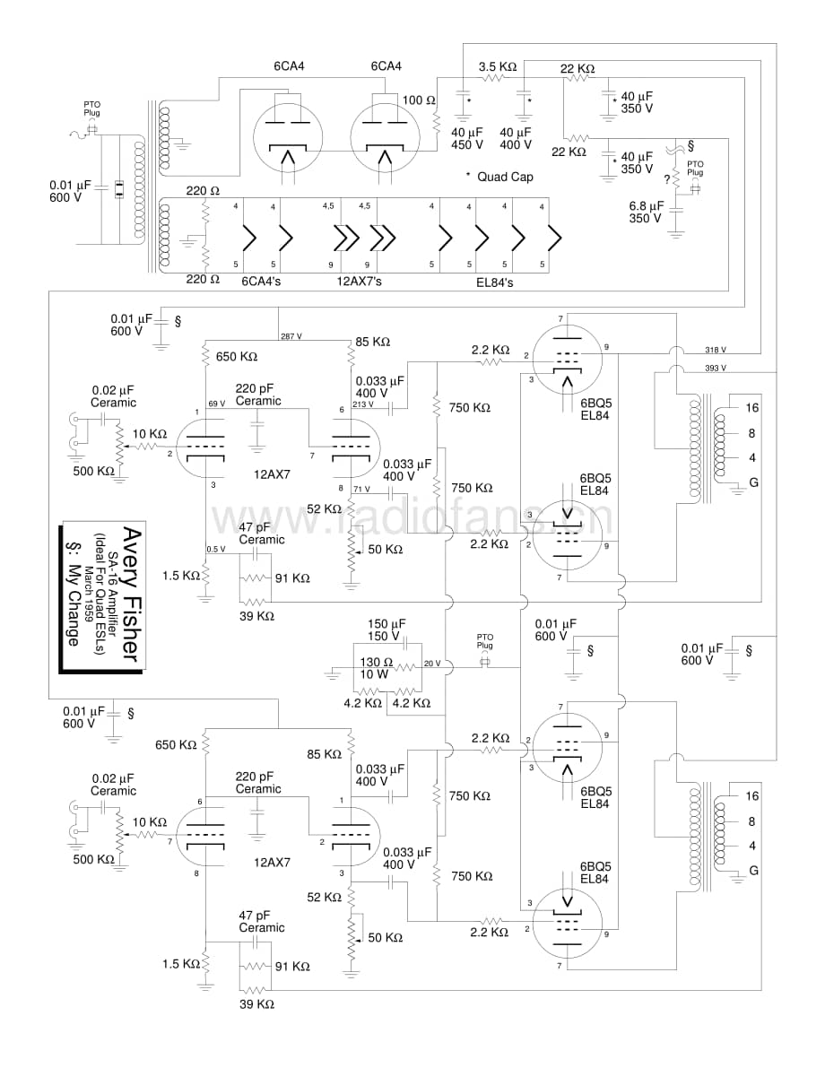FisherSA16Schematic电路原理图 维修电路图 原理图.pdf_第1页