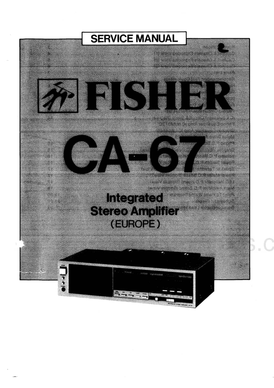 FisherCA67ServiceManual 电路原理图.pdf_第1页
