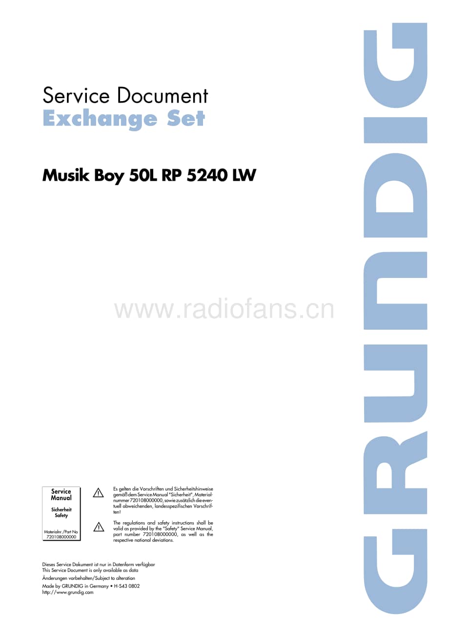 GrundigMusikBoy50LRP 维修电路图、原理图.pdf_第1页