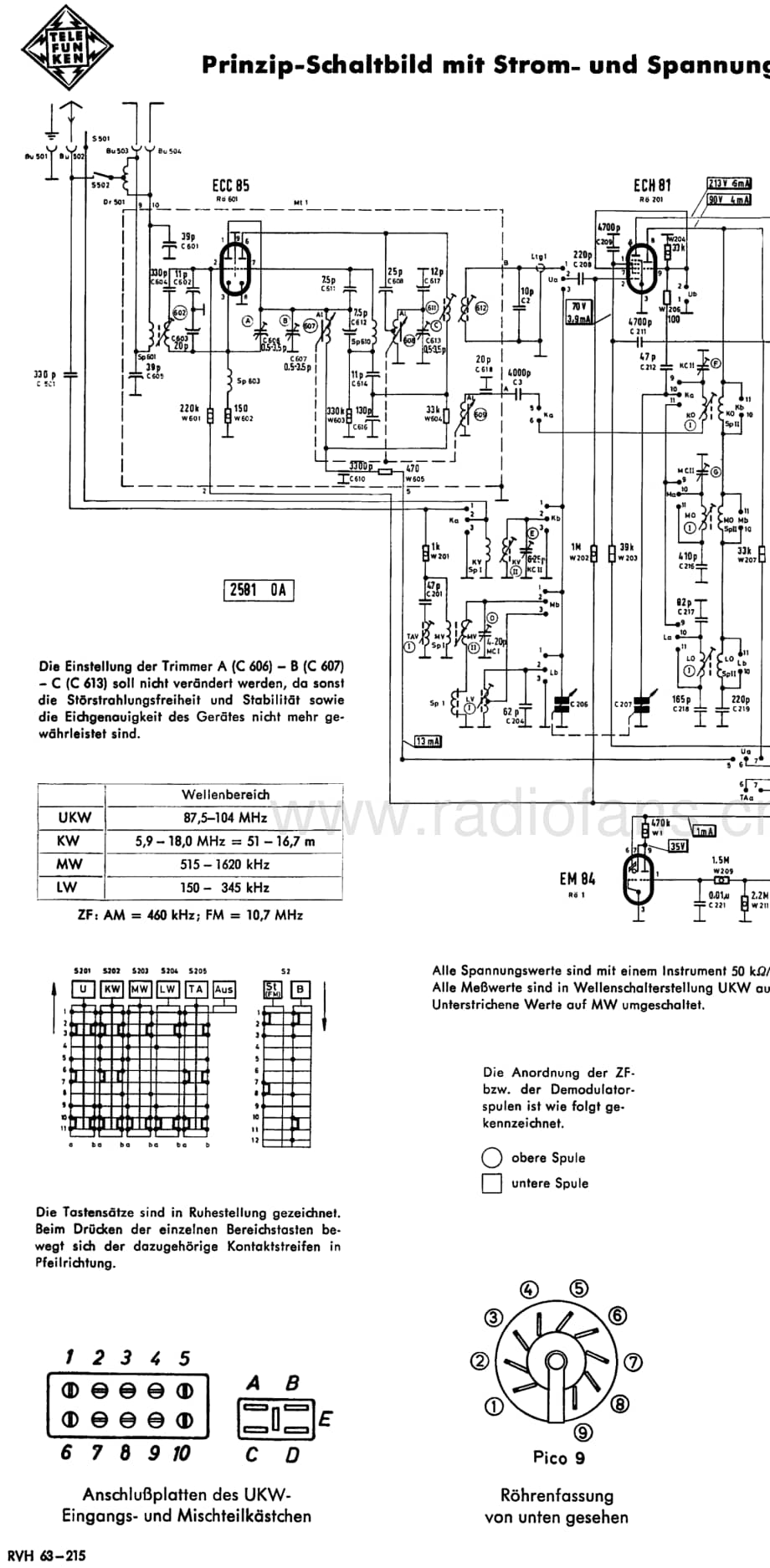 Telefunken_2464 维修电路图 原理图.pdf_第2页