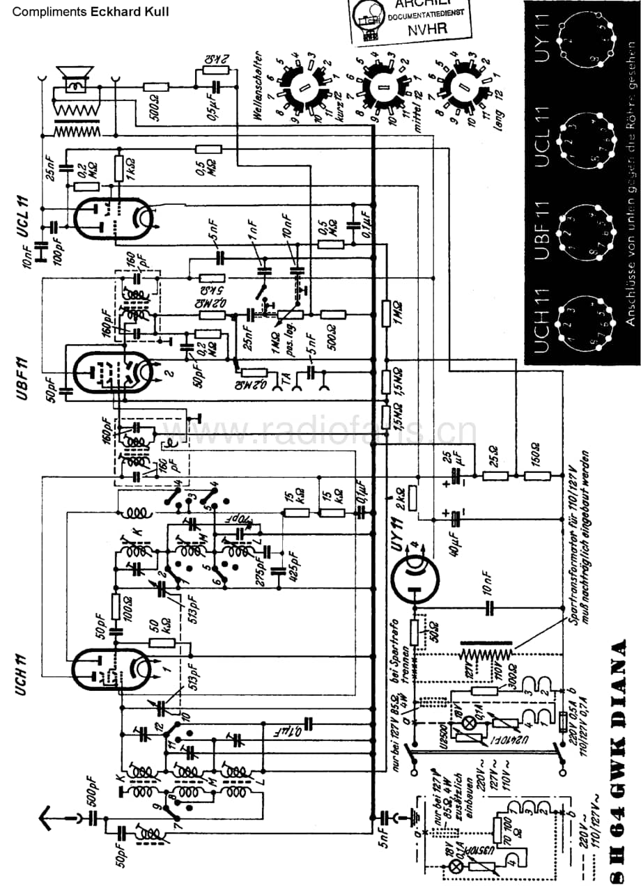 Telefunken_8H64GWK 维修电路图 原理图.pdf_第1页