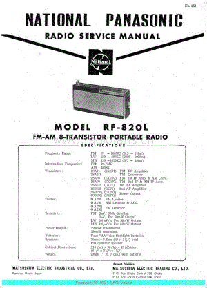 Panasonic_RF-820L_sch 电路图 维修原理图.pdf
