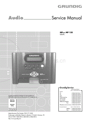 GrundigMP150 维修电路图、原理图.pdf