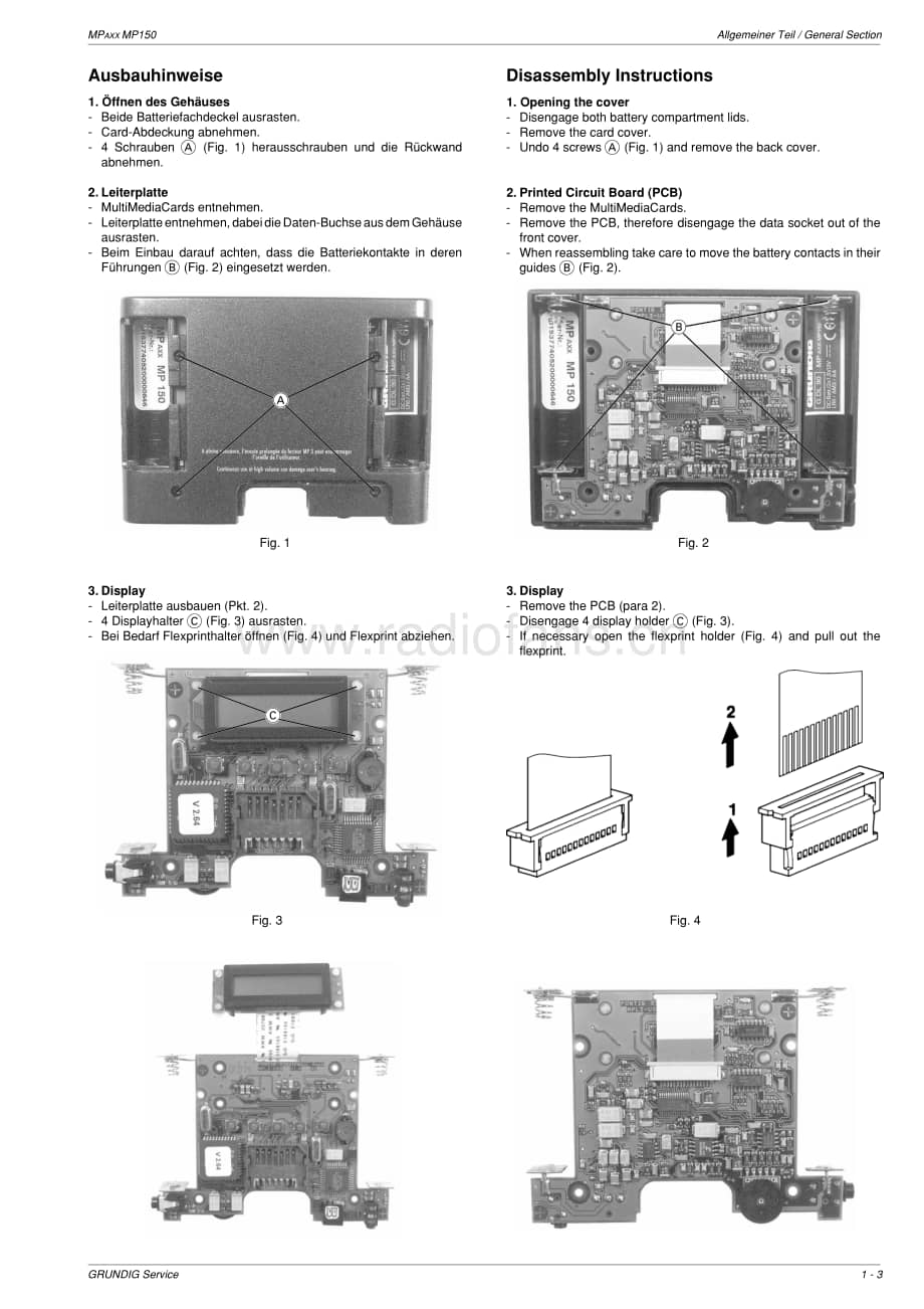 GrundigMP150 维修电路图、原理图.pdf_第3页