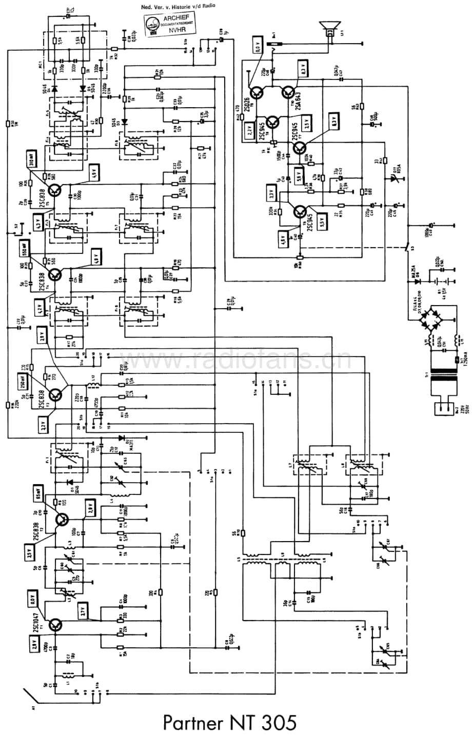 Telefunken_NT305 维修电路图 原理图.pdf_第1页