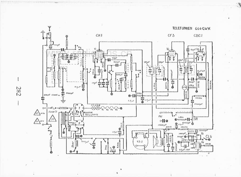 Telefunken664GWKSchematic2电路原理图维修电路图、原理图.pdf_第1页