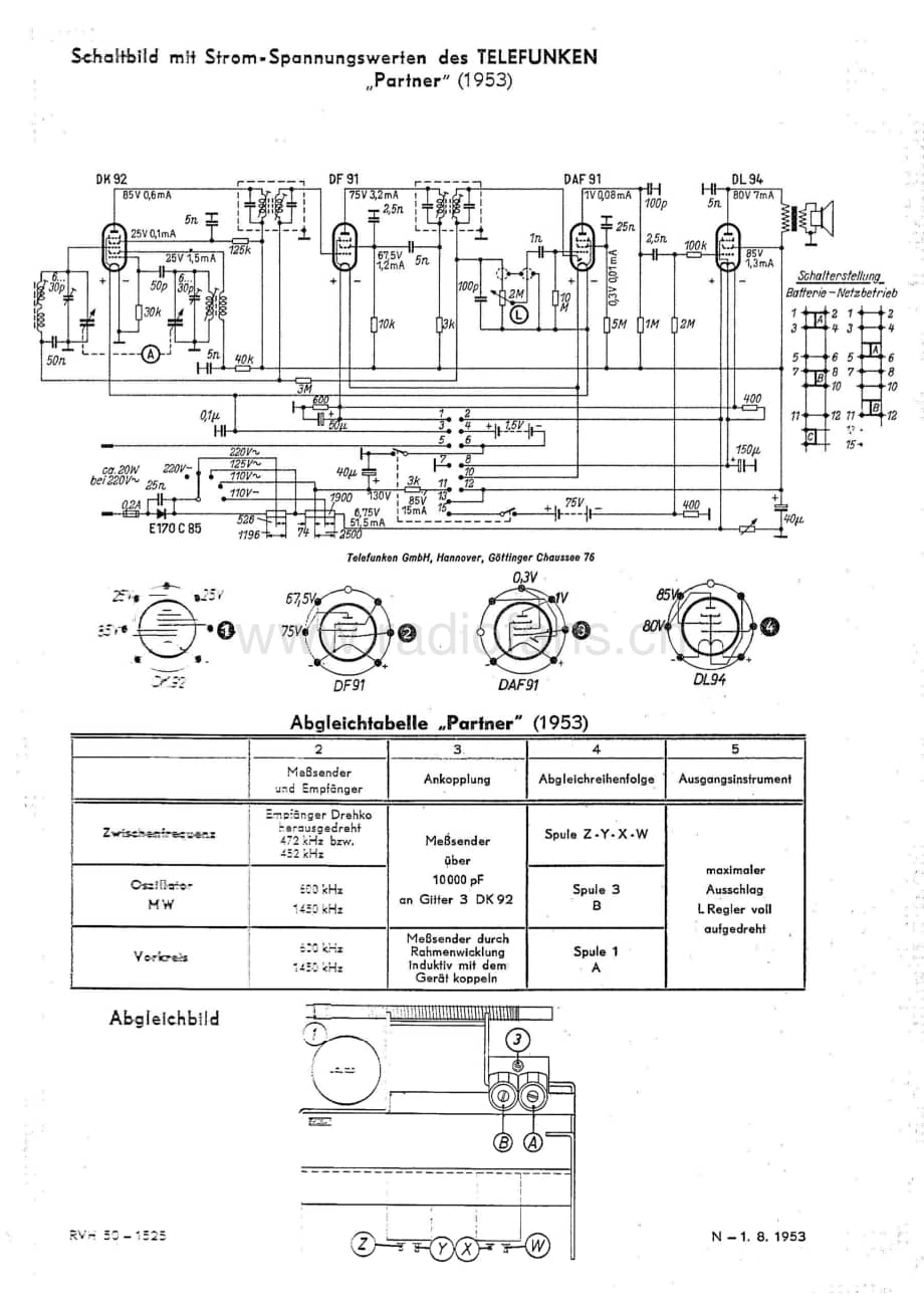 TelefunkenPartner维修电路图、原理图.pdf_第2页