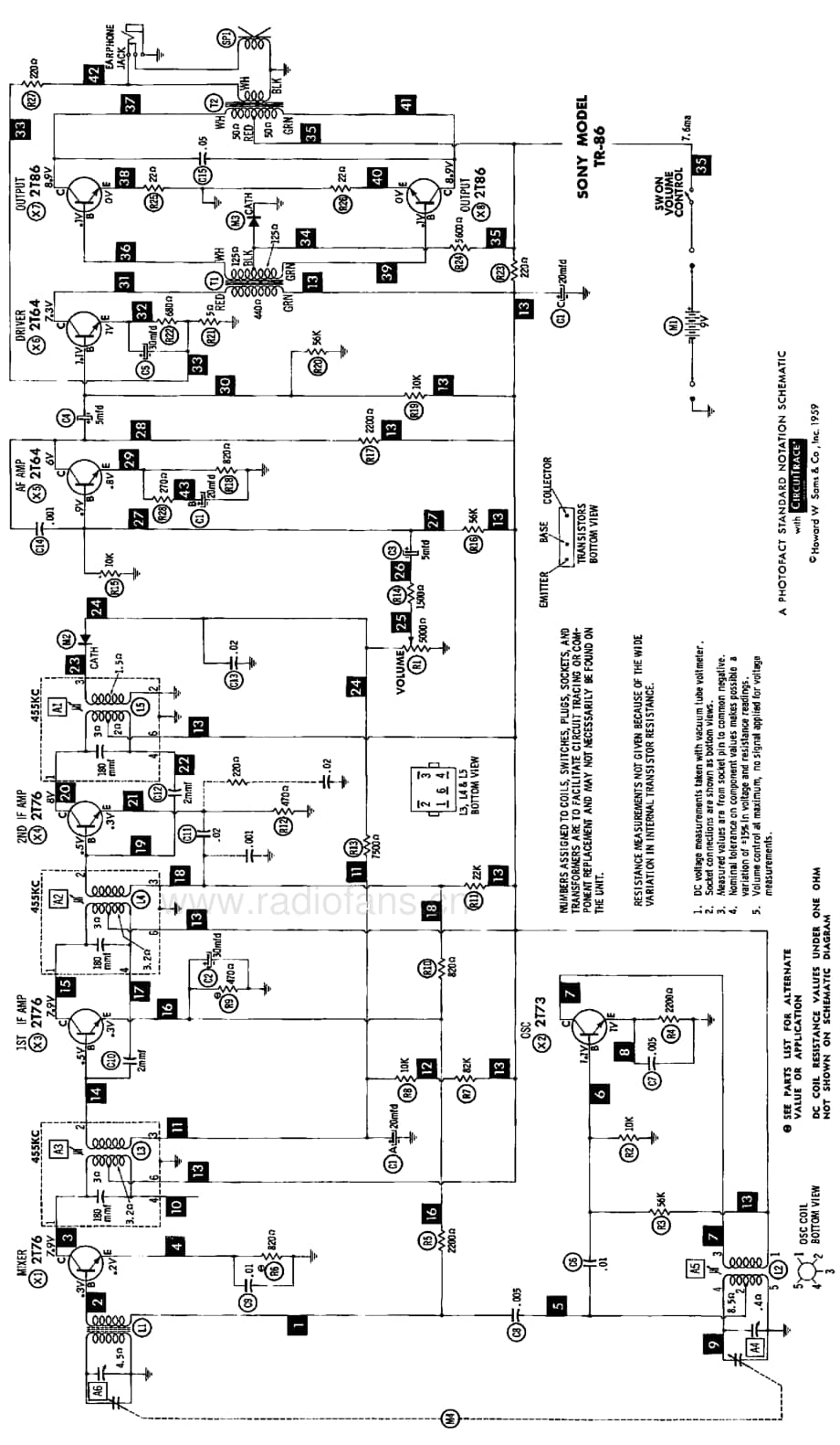 Sony_TR-86 电路图 维修原理图.pdf_第2页
