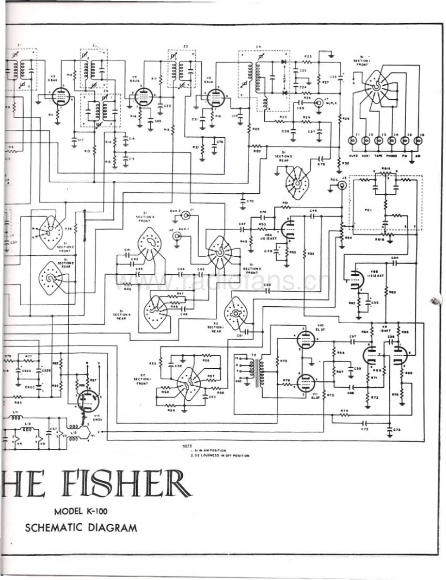 Fisher_K100_sch 维修电路图 原理图.pdf_第1页