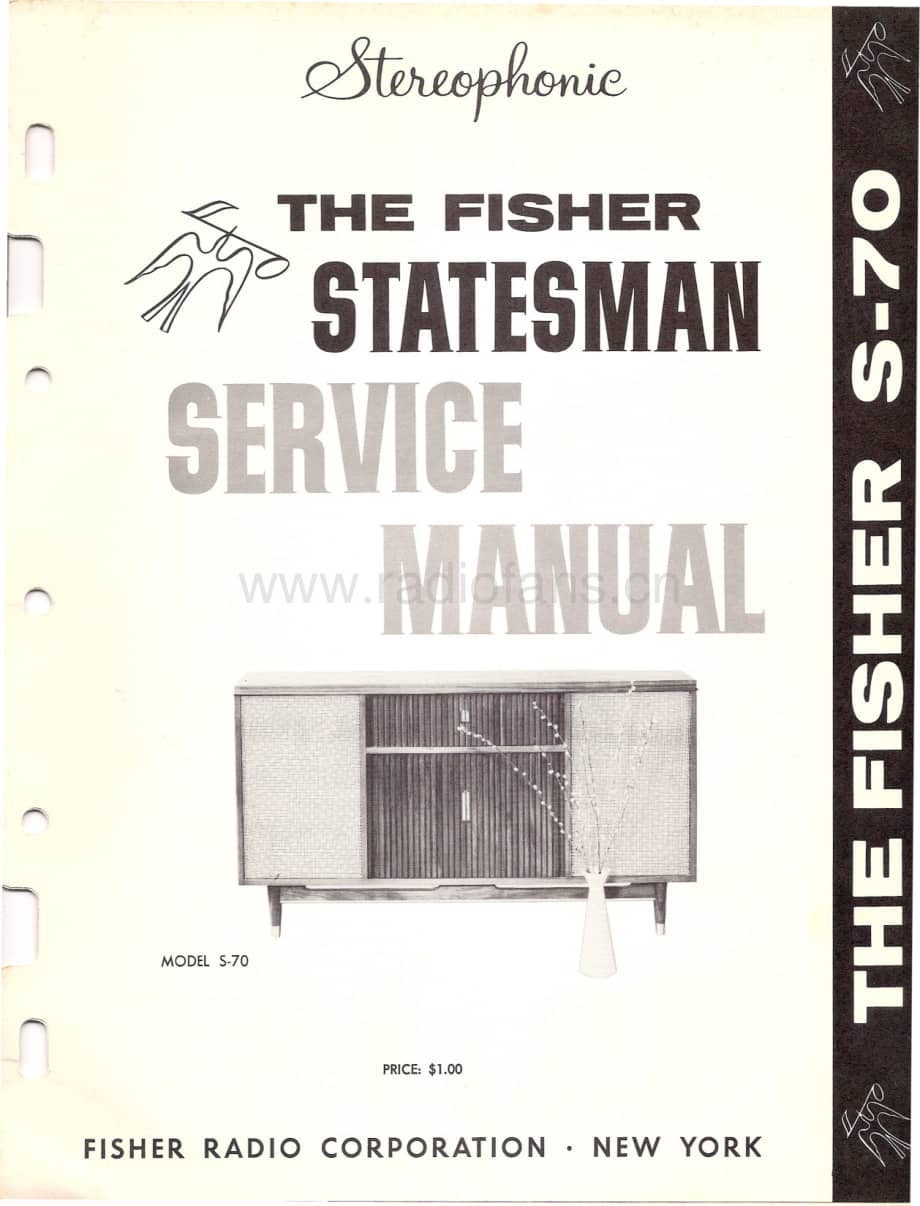 FisherSTATESMANS70ServiceManual 电路原理图.pdf_第1页