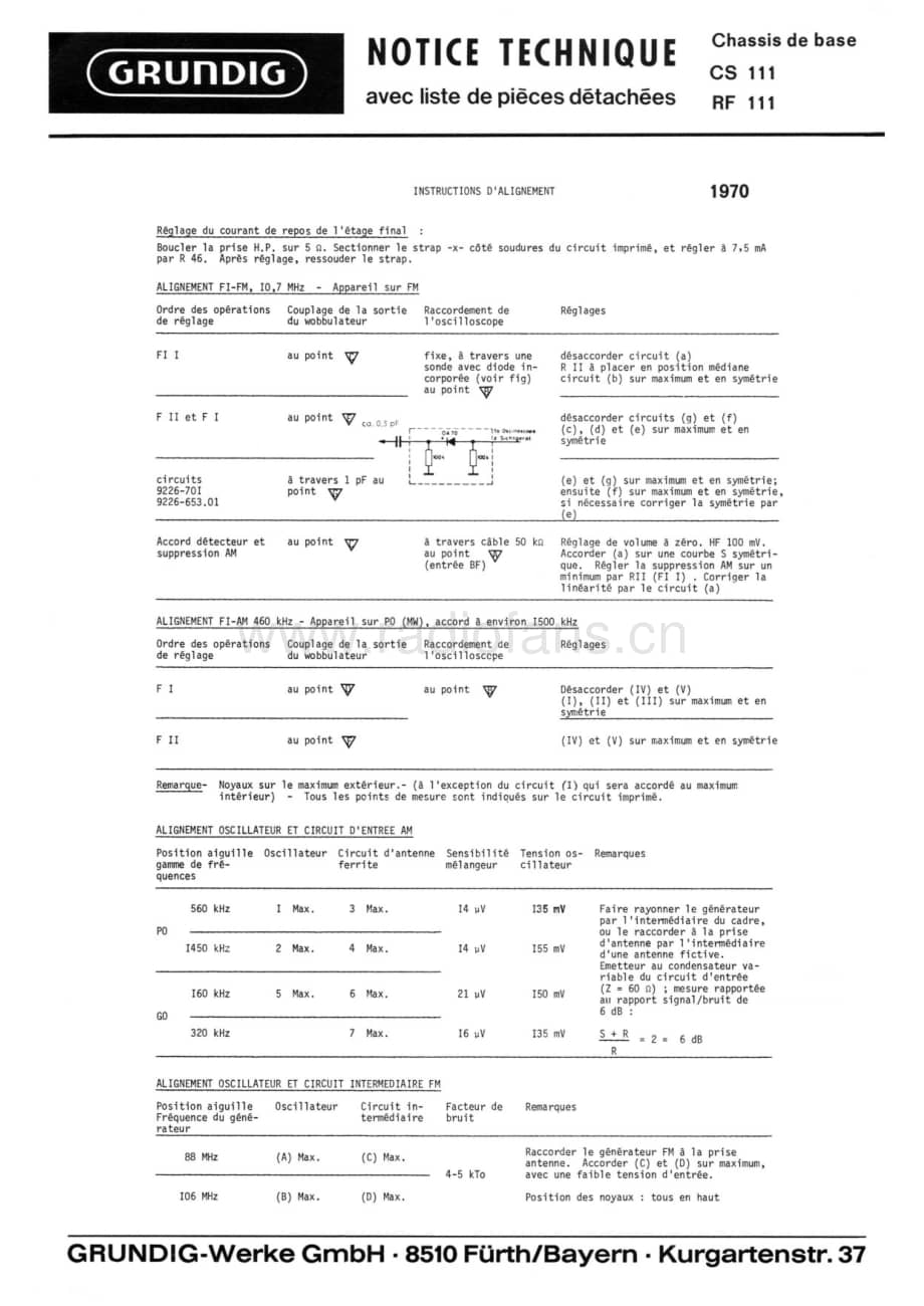 GrundigCS111 维修电路图、原理图.pdf_第1页