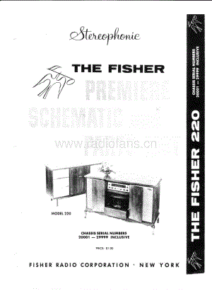 FisherPREMIERE220ServiceManual 电路原理图.pdf