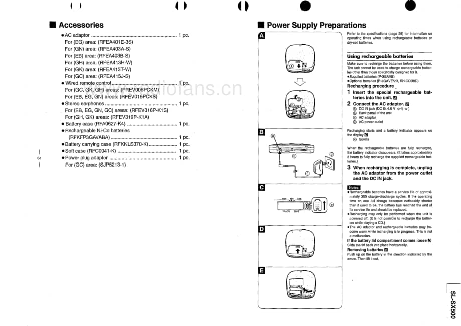 Panasonic SL-SX-500 compact 电路图 维修原理图.pdf_第3页