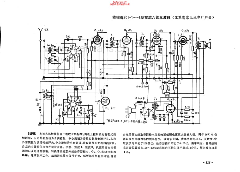 熊猫牌601-1~8型电路原理图.pdf_第1页