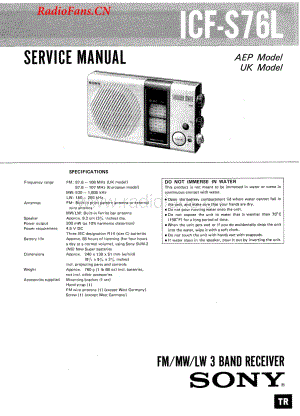 sony_icf-s76l_service_manual 电路图 维修原理图.pdf